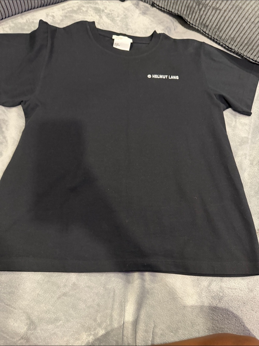Helmut Lang Black womens medium / men small  Logo Tee